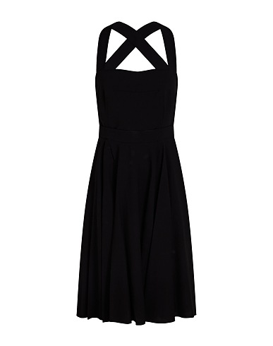 DOLCE&GABBANA Elegant dress Black 59% Viscose, 34% Silk, 7% Elastane