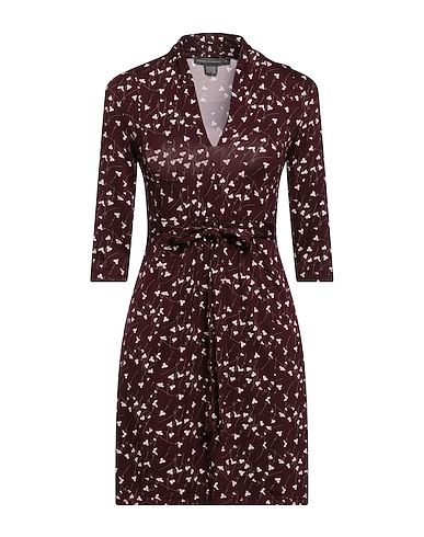 FRENCH CONNECTION Short dress Plum 94% Viscose, 6% Elastane