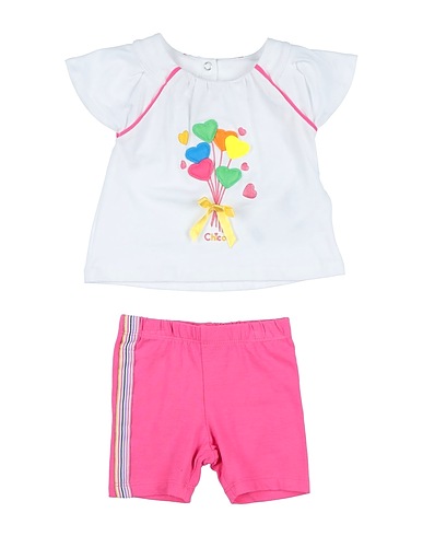 CHICCO Baby co-ord  White 95% Cotton, 5% Elastane
