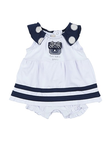 CHICCO Vestito Baby  Bianco 95% Cotone, 5% Elastan