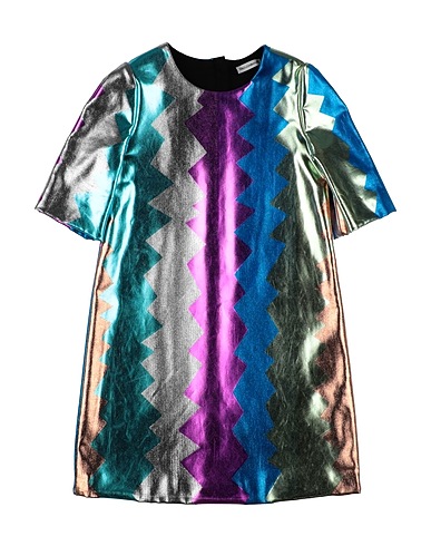 DOLCE&GABBANA Dress Purple 90% Cotton, 10% Elastane
