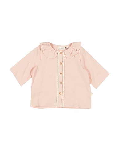 LIL' ATELIER Solid color shirts & blouses Blush 100% Cotton