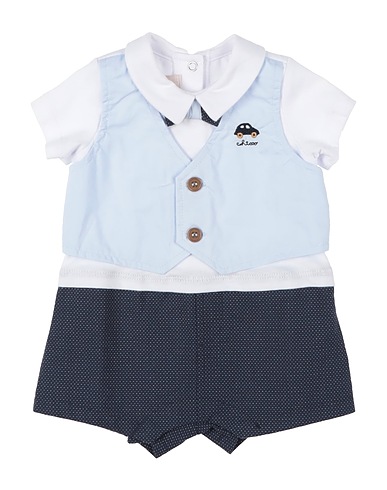 CHICCO Baby jumpsuit  White 100% Cotton, Elastane