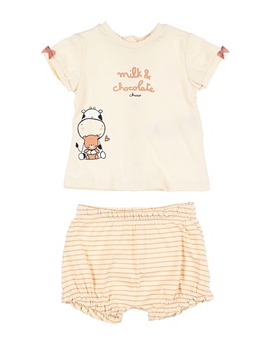 CHICCO Babykleidung-Set  Beige 100% Baumwolle