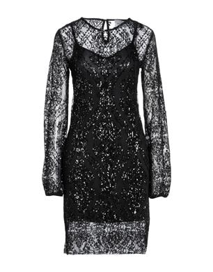 【ELISABETTA FRANCHI】スパンコールドレス ブラック・ゴールド Elisabetta Franchi スパンコール ドレス | ブラック | FARFETCH JP