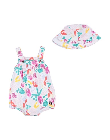CARRÉMENT BEAU Baby accessories set White 100% Cotton