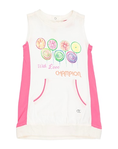 CHAMPION Vestido para bebé  White 100% Cotton
