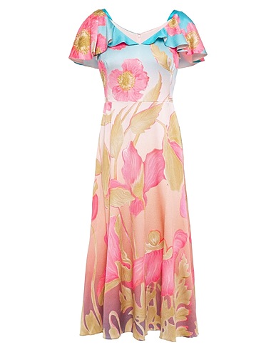 PETER PILOTTO Midi dress Light pink 96% Silk, 4% Elastane