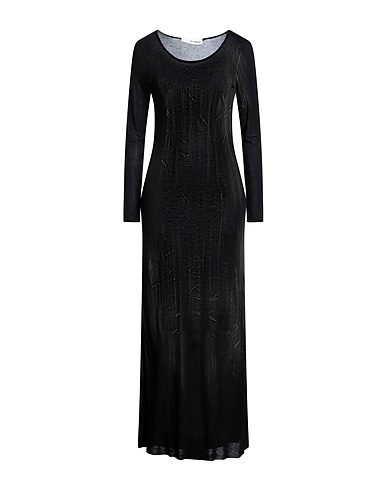 UN-NAMABLE Long dress Black 70% Other Fibres, 20% Wool, 10% Cashmere