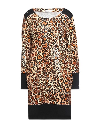 EAN 13 Shirt dress Camel 70% Viscose, 25% Polyamide, 5% Elastane