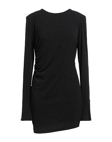ACTUALEE Short dress Black 96% Polyester, 4% Elastane