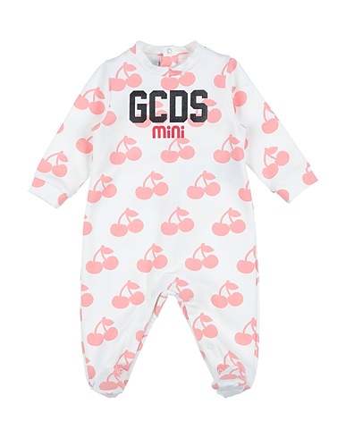 GCDS MINI Tutina Baby  Rosa 95% Cotone, 5% Elastan