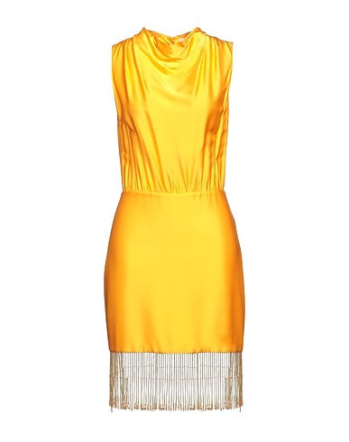 PATRIZIA PEPE Kurzes Kleid Ringelblume 98% Viskose, 2% Elastan, Glas