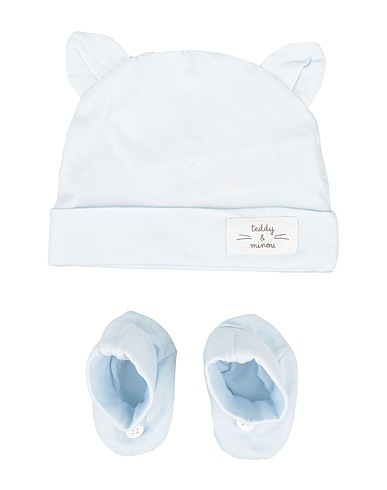 TEDDY & MINOU Baby-Set Himmelblau 100% Baumwolle
