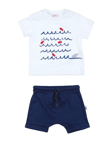 IL GUFO Baby co-ord  White 100% Cotton