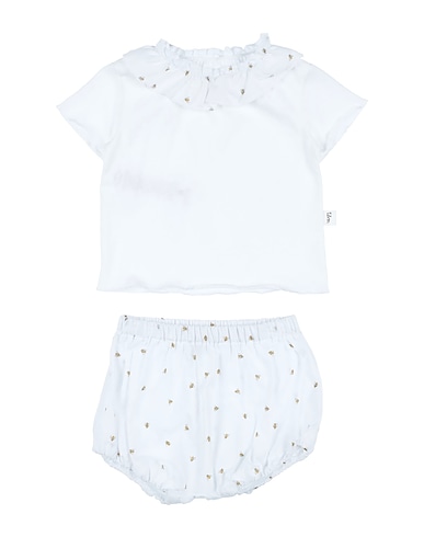 TEDDY & MINOU Baby co-ord  White 100% Cotton