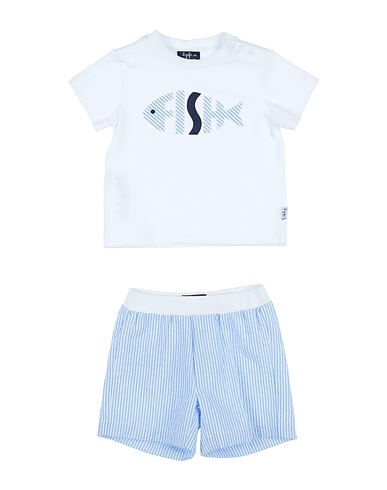 IL GUFO Baby co-ord  White 100% Cotton