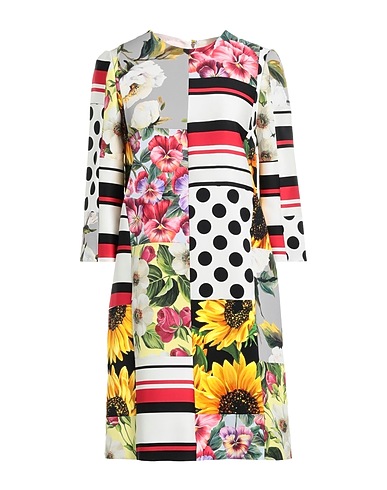 DOLCE&GABBANA Short dress Garnet 93% Silk, 7% Elastane