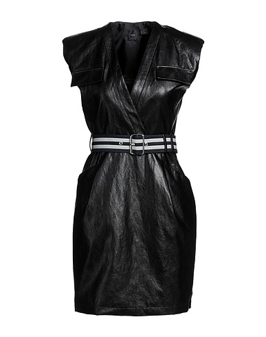 PINKO Office dress Black 75% Viscose, 14% Polyester, 7% Cotton, 4% Metallic fiber
