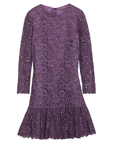 ADAM LIPPES Short dress Purple 80% Cotton, 10% Viscose, 10% Polyamide