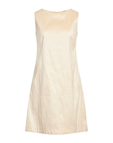 ROSSOPURO Vestito corto Panna 64% Poliestere, 33% Nylon, 3% Elastan
