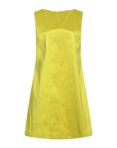 ROSSOPURO Short dress Lime green 64% Polyester, 33% Nylon, 3% Elastane
