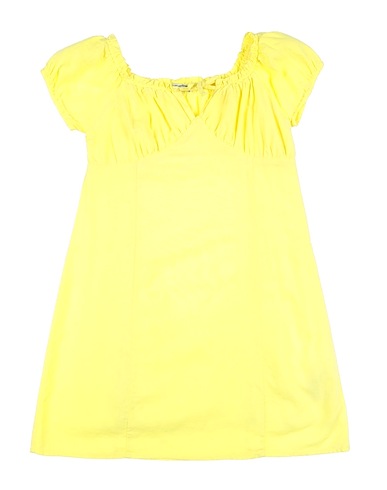 TO BE TOO Dress Yellow 52% Linen, 48% Viscose