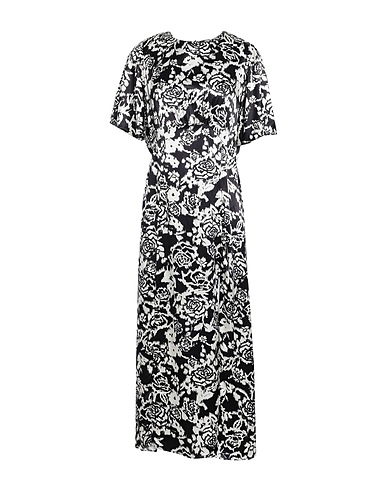 TOPSHOP Midi dress Black 100% Viscose