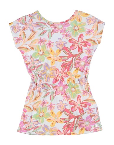 ROXY Dress Vestito Best Old Song 
 White 100% Cotton