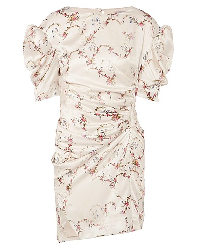 PREEN by THORNTON BREGAZZI Short dress Ivory 65% Viscose, 35% Silk