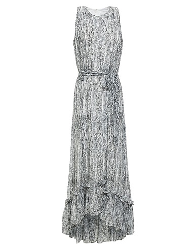 MIKAEL AGHAL Long dress Ivory 100% Polyester