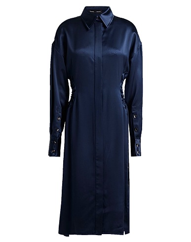 PROENZA SCHOULER Midi dress Midnight blue 100% Silk, Viscose
