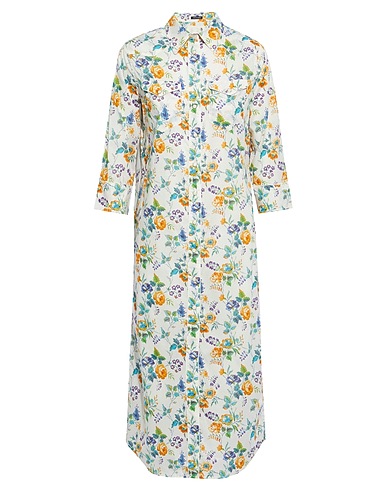 R13 Midi dress Ivory 100% Cotton