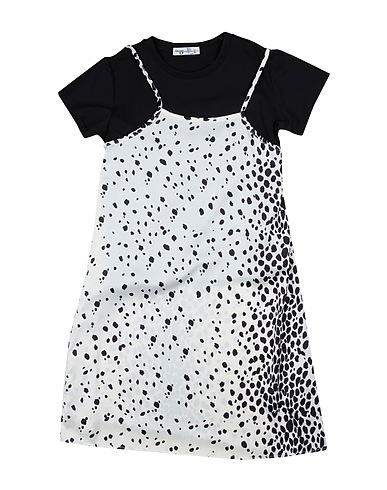 TO BE TOO Dress White 65% Nylon, 30% Polyester, 5% Elastane