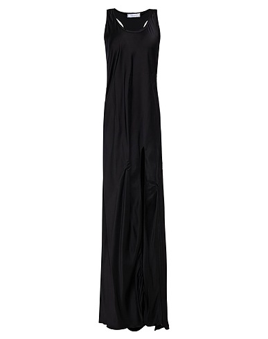 REDEMPTION Vestito lungo Nero 100% Viscosa