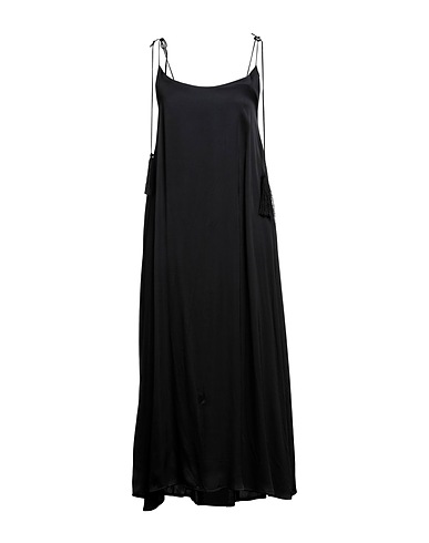 AGGÉL Vestito lungo Nero 100% Viscosa