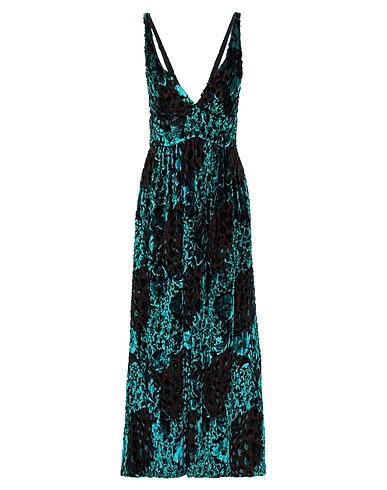 ETRO Elegant dress Deep teal 70% Viscose, 30% Silk