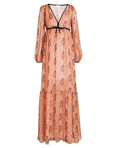 GIAMBA Long dress Orange 100% Polyester