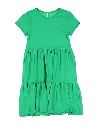 KIDS ONLY Dress Green 65% Polyester, 35% Viscose