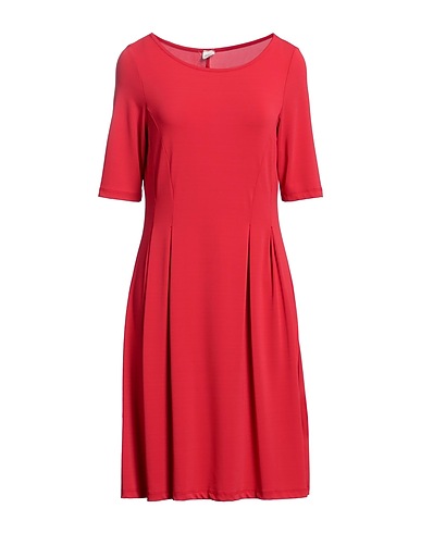 CENTO X CENTO Short dress Red 92% Polyamide, 8% Elastane