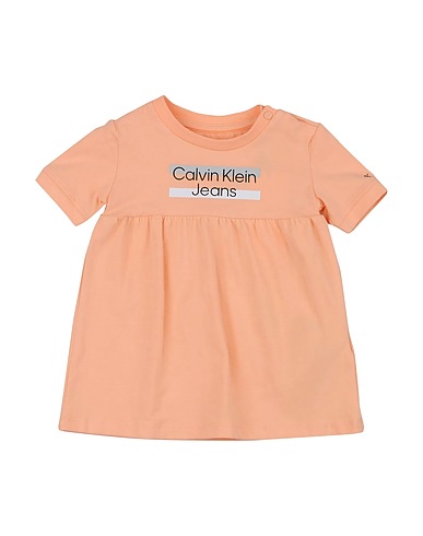 CALVIN KLEIN JEANS Vestido para bebé  Apricot 93% Cotton, 7% Elastane