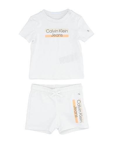 CALVIN KLEIN JEANS Baby co-ord  White 93% Cotton, 7% Elastane