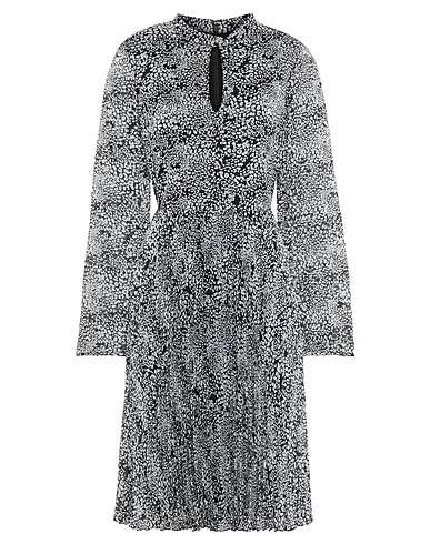 MIKAEL AGHAL Midi dress Black 100% Polyester