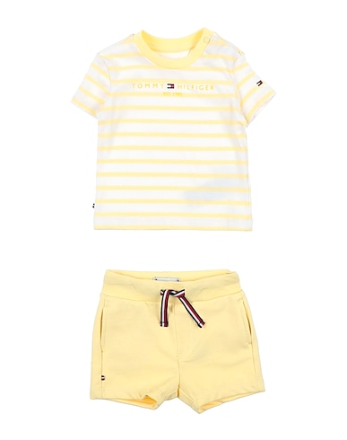 TOMMY HILFIGER ベビーセットアップ  イエロー コットン 93% / ポリウレタン 7%