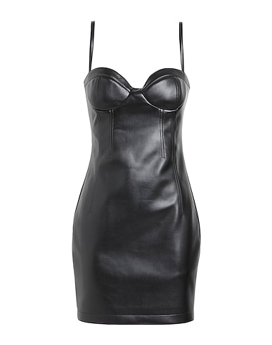 CHIARA FERRAGNI Short dress Black 100% Polyester, Polyurethane resin