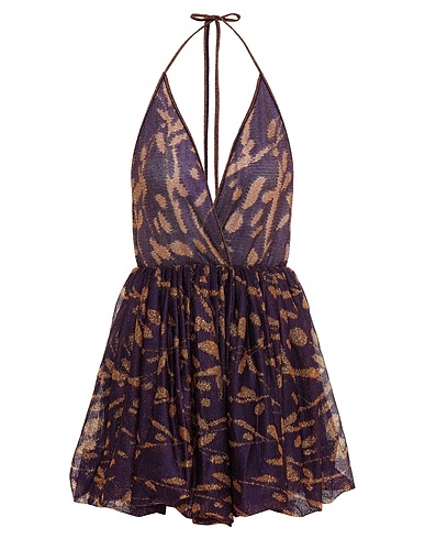 MISSONI Top Violet foncé 80% Viscose, 12% Polyamide, 8% Polyester
