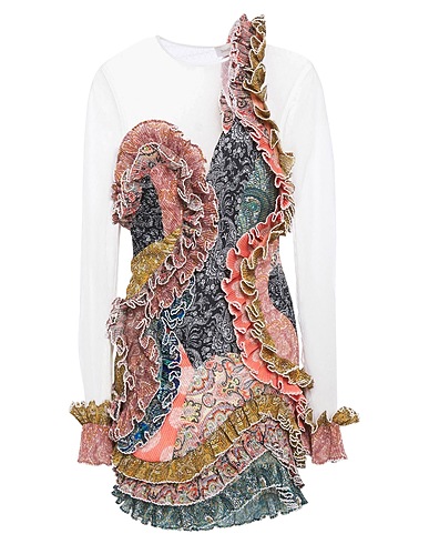 ZIMMERMANN Sheath dress White 100% Polyester, Nylon
