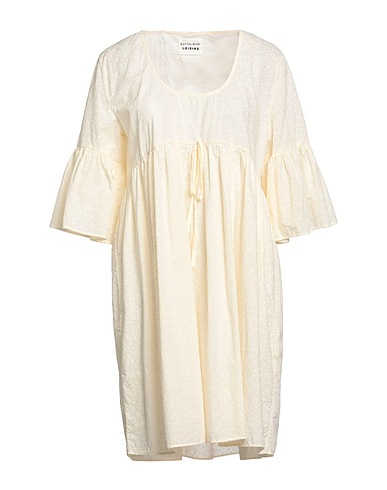 ALESSIA SANTI Short dress Ivory 100% Cotton