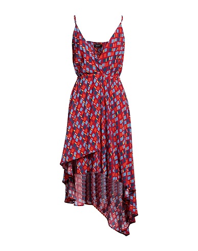 MARANI Short dress Red 97% Viscose, 3% Elastane