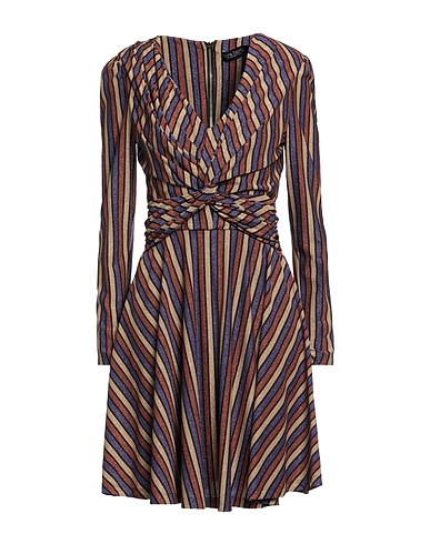 NORA BARTH Short dress Purple 92% Polyamide, 8% Elastane